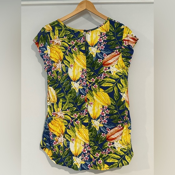 RACHEL RACHEL ROY - Tropical Hi-Lo Floral Blouse Medium‎ - Picture 5 of 8